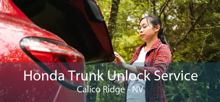 Honda Trunk Unlock Service Calico Ridge - NV