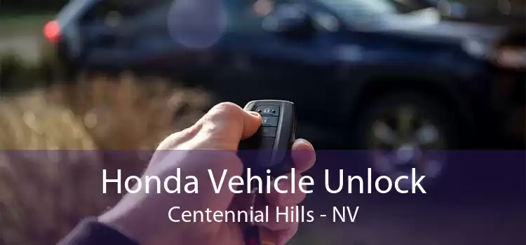 Honda Vehicle Unlock Centennial Hills - NV