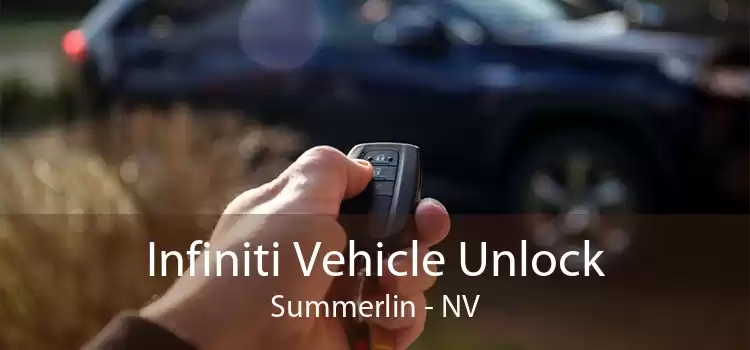 Infiniti Vehicle Unlock Summerlin - NV