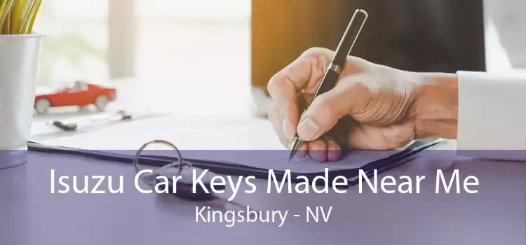 Isuzu Car Keys Made Near Me Kingsbury - NV