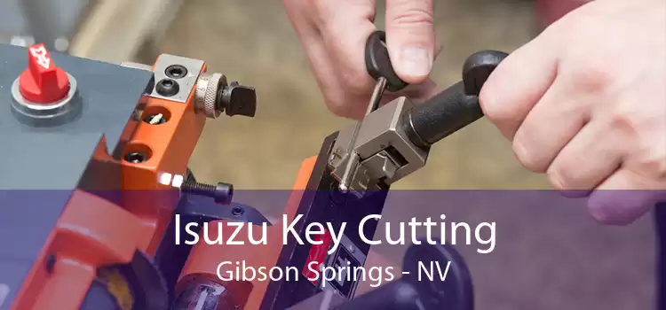 Isuzu Key Cutting Gibson Springs - NV