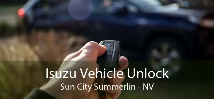 Isuzu Vehicle Unlock Sun City Summerlin - NV