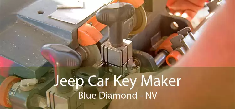 Jeep Car Key Maker Blue Diamond - NV