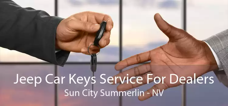 Jeep Car Keys Service For Dealers Sun City Summerlin - NV