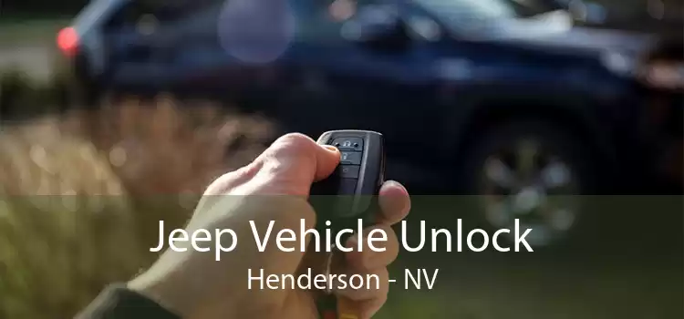 Jeep Vehicle Unlock Henderson - NV