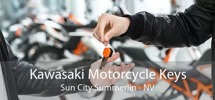 Kawasaki Motorcycle Keys Sun City Summerlin - NV