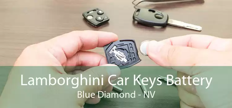 Lamborghini Car Keys Battery Blue Diamond - NV
