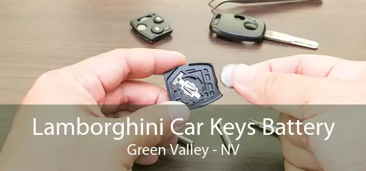 Lamborghini Car Keys Battery Green Valley - NV