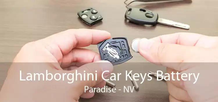 Lamborghini Car Keys Battery Paradise - NV