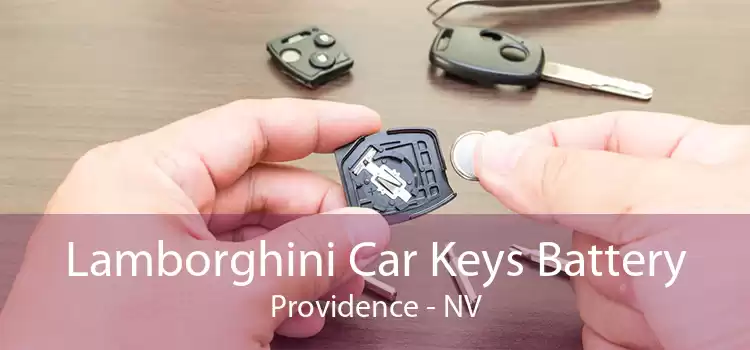 Lamborghini Car Keys Battery Providence - NV