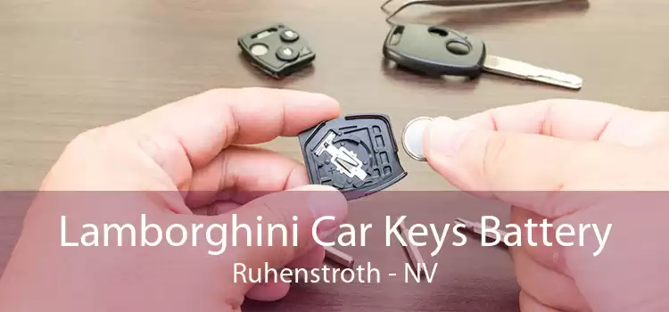 Lamborghini Car Keys Battery Ruhenstroth - NV