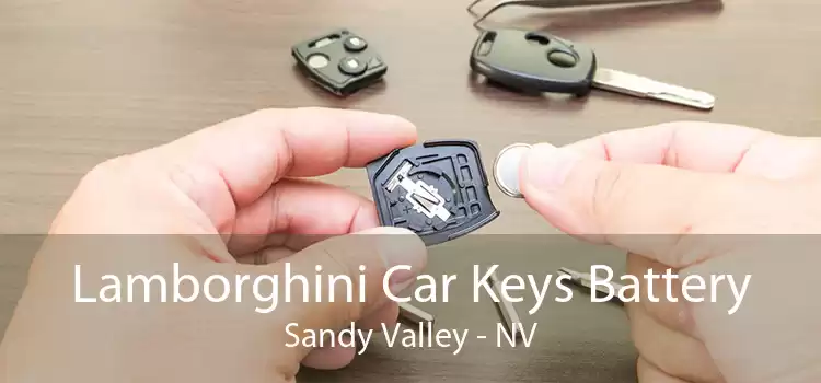 Lamborghini Car Keys Battery Sandy Valley - NV