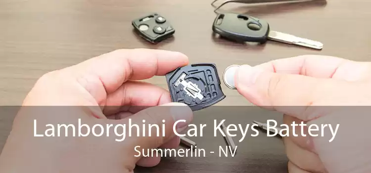 Lamborghini Car Keys Battery Summerlin - NV