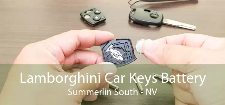 Lamborghini Car Keys Battery Summerlin South - NV