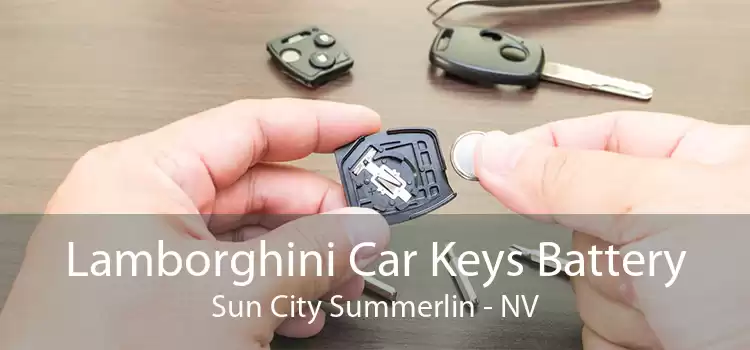 Lamborghini Car Keys Battery Sun City Summerlin - NV