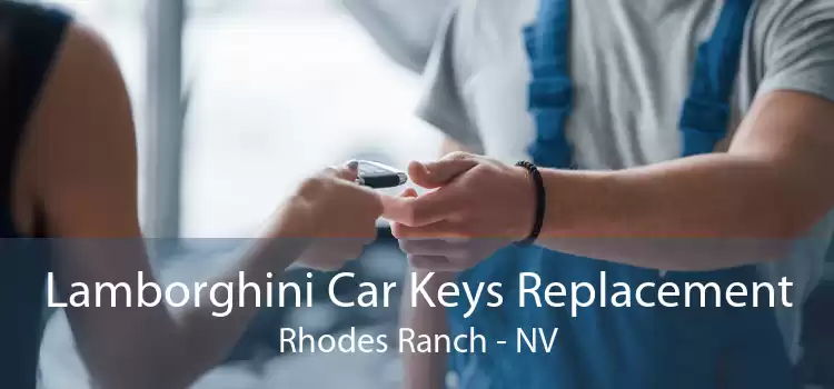 Lamborghini Car Keys Replacement Rhodes Ranch - NV