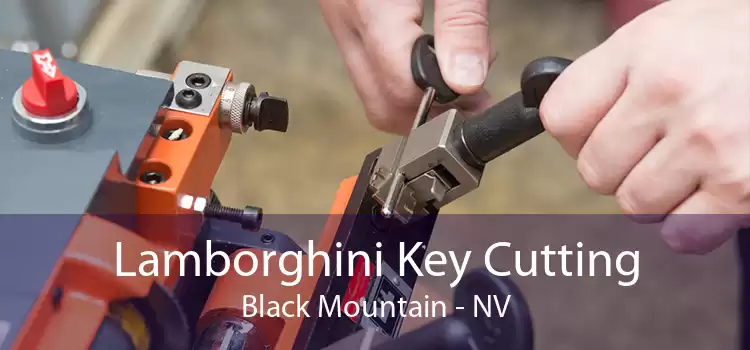 Lamborghini Key Cutting Black Mountain - NV