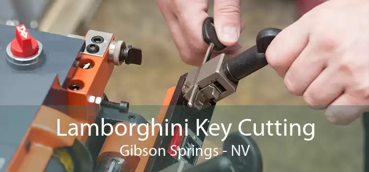 Lamborghini Key Cutting Gibson Springs - NV