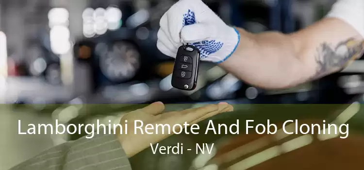 Lamborghini Remote And Fob Cloning Verdi - NV