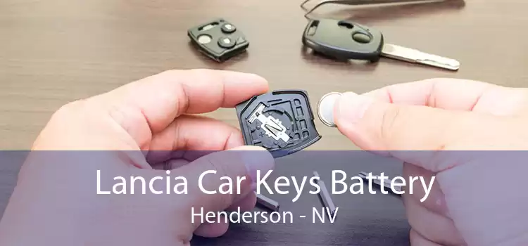 Lancia Car Keys Battery Henderson - NV