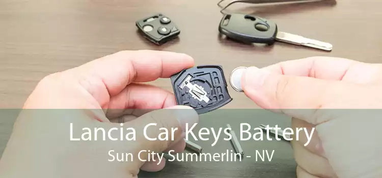 Lancia Car Keys Battery Sun City Summerlin - NV