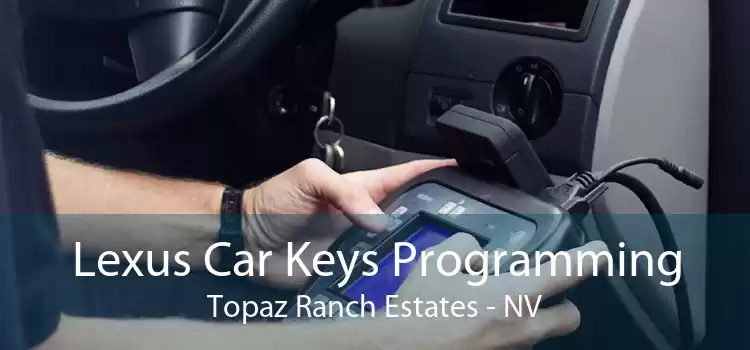 Lexus Car Keys Programming Topaz Ranch Estates - NV