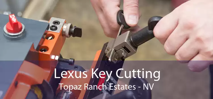 Lexus Key Cutting Topaz Ranch Estates - NV