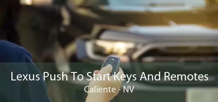 Lexus Push To Start Keys And Remotes Caliente - NV