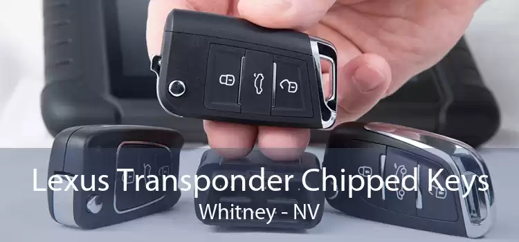Lexus Transponder Chipped Keys Whitney - NV