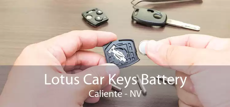 Lotus Car Keys Battery Caliente - NV