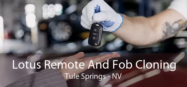 Lotus Remote And Fob Cloning Tule Springs - NV