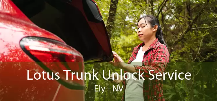 Lotus Trunk Unlock Service Ely - NV