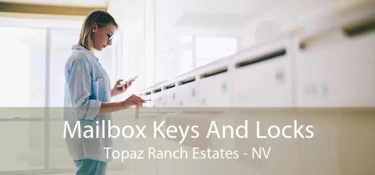 Mailbox Keys And Locks Topaz Ranch Estates - NV