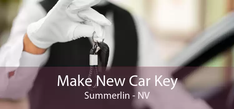 Make New Car Key Summerlin - NV