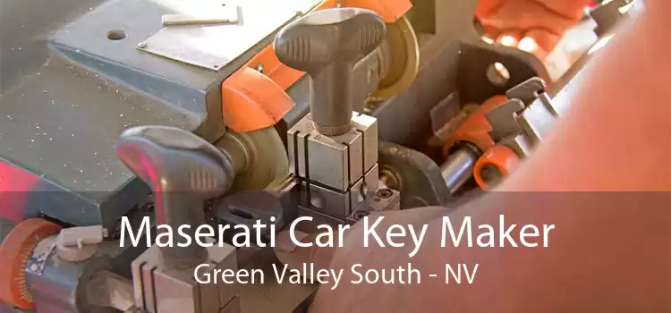 Maserati Car Key Maker Green Valley South - NV