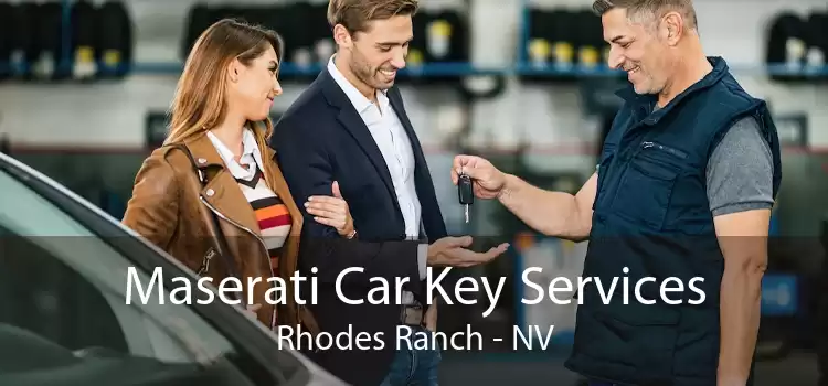 Maserati Car Key Services Rhodes Ranch - NV
