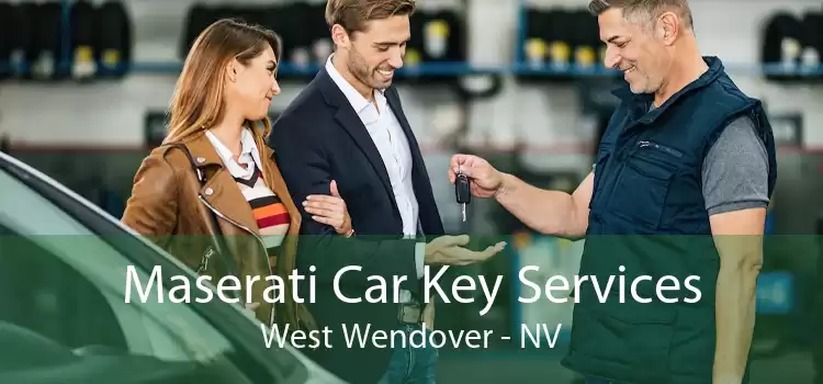 Maserati Car Key Services West Wendover - NV