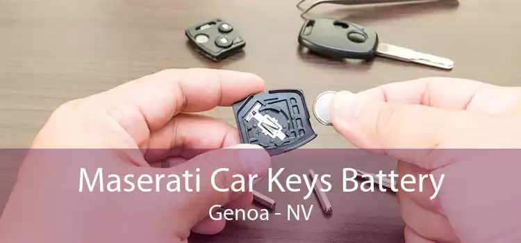 Maserati Car Keys Battery Genoa - NV