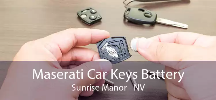 Maserati Car Keys Battery Sunrise Manor - NV