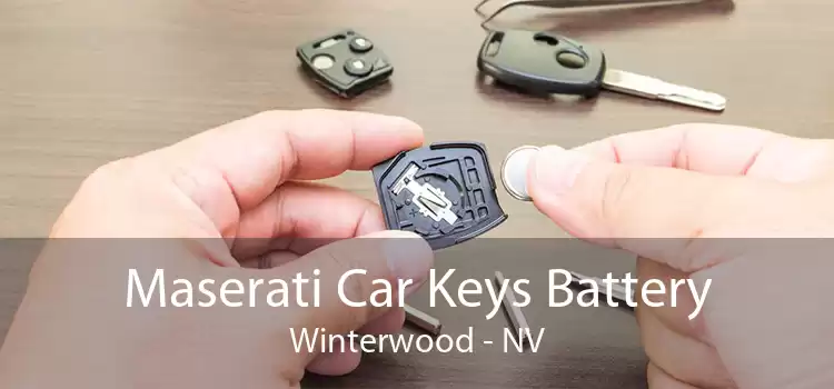 Maserati Car Keys Battery Winterwood - NV