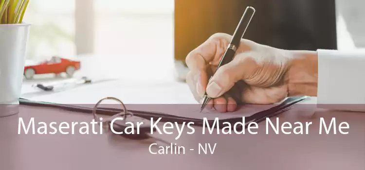 Maserati Car Keys Made Near Me Carlin - NV