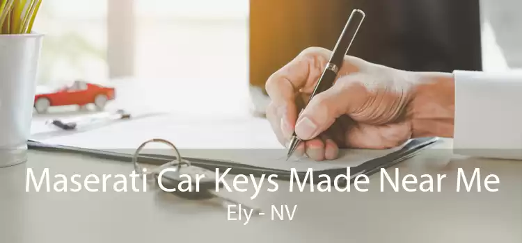 Maserati Car Keys Made Near Me Ely - NV