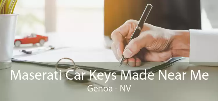 Maserati Car Keys Made Near Me Genoa - NV