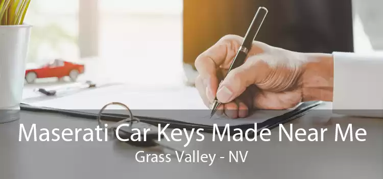 Maserati Car Keys Made Near Me Grass Valley - NV