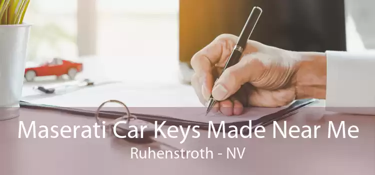 Maserati Car Keys Made Near Me Ruhenstroth - NV
