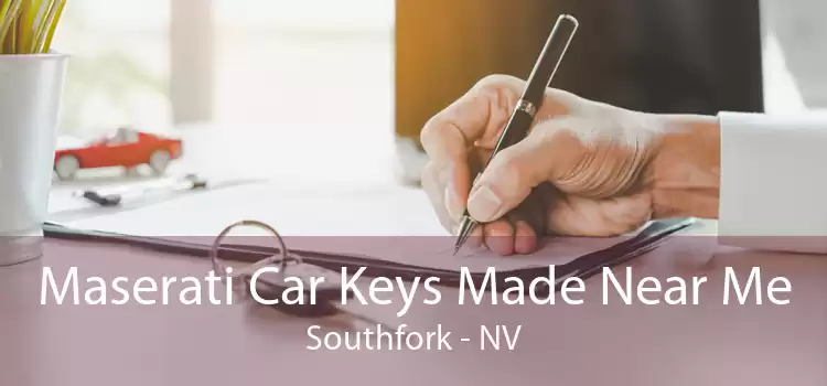 Maserati Car Keys Made Near Me Southfork - NV