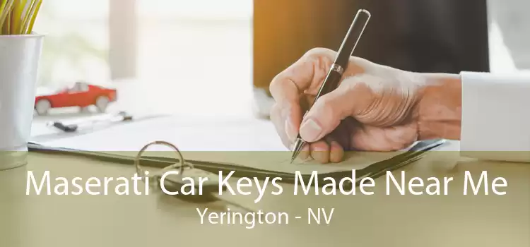 Maserati Car Keys Made Near Me Yerington - NV