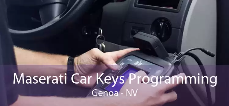 Maserati Car Keys Programming Genoa - NV