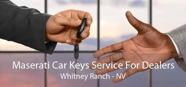 Maserati Car Keys Service For Dealers Whitney Ranch - NV