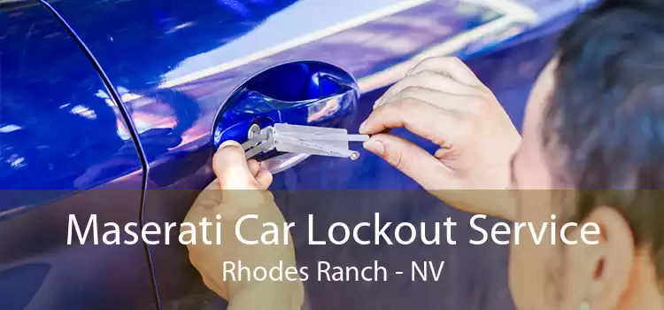 Maserati Car Lockout Service Rhodes Ranch - NV